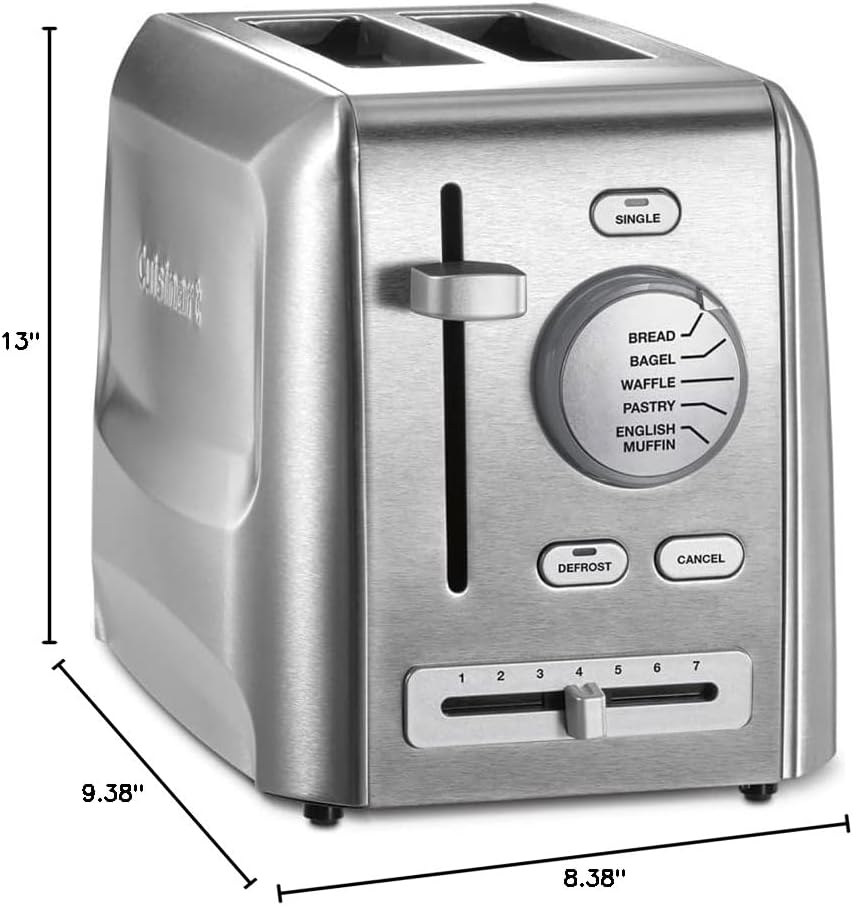 CPT-620P1 2-Slice Custom Select Toaster, Stainless Steel